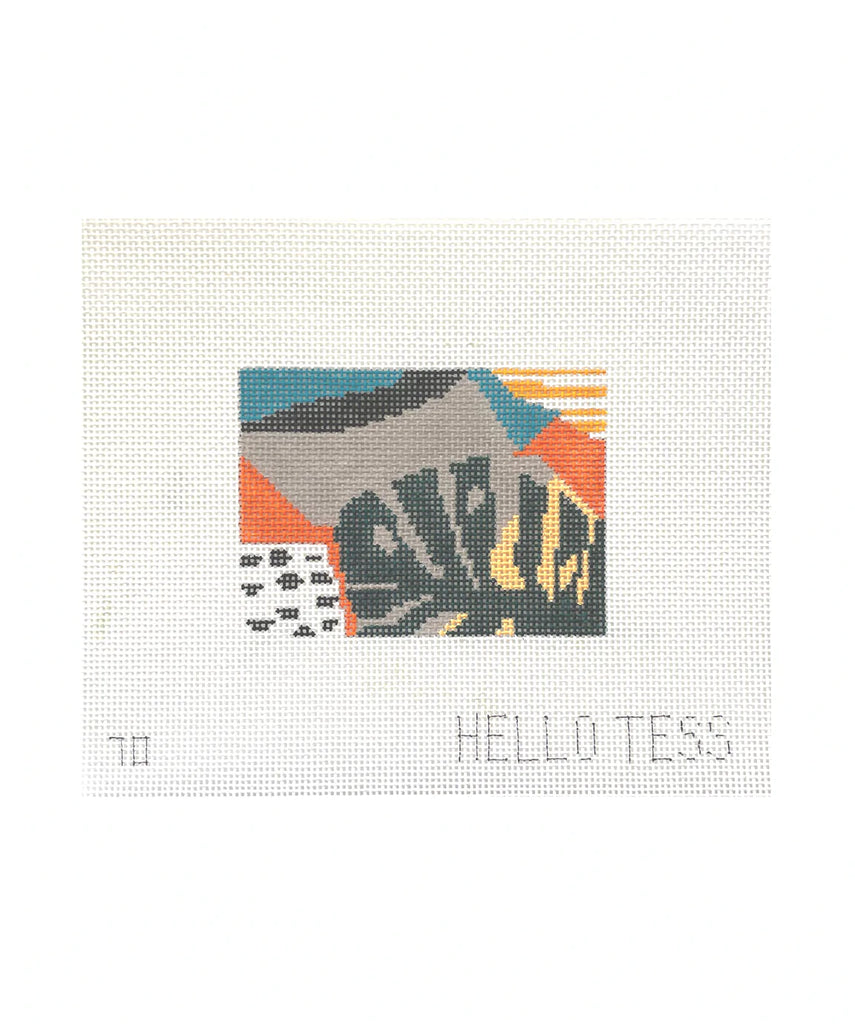 Abstract Patch Canvas - KC Needlepoint