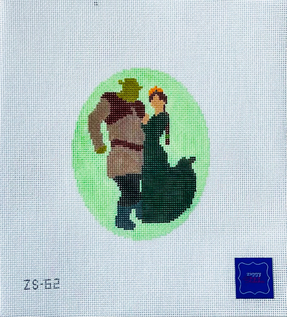 Happily Ogre After Canvas - KC Needlepoint