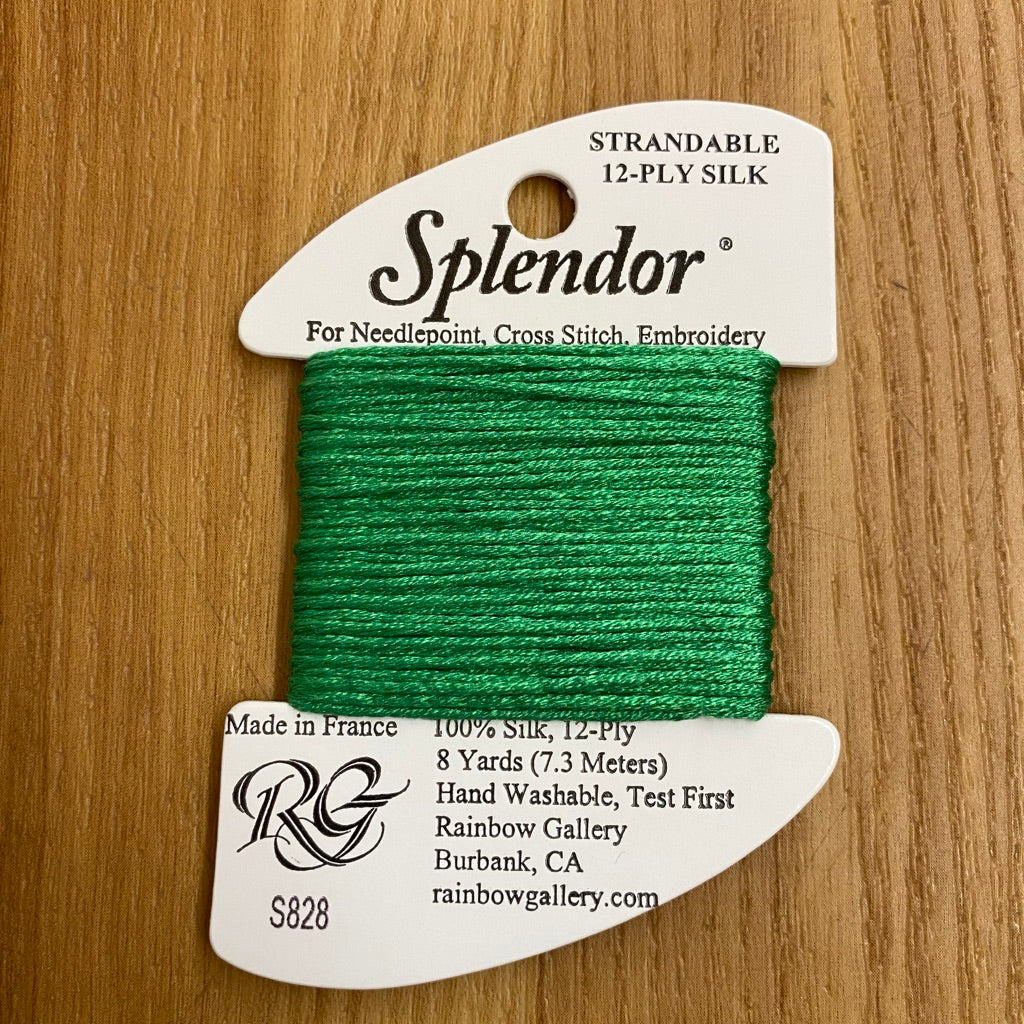 Splendor S828 Lite Christmas Green - KC Needlepoint