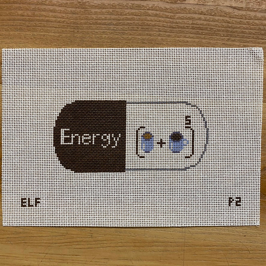 Energy Pill Canvas - KC Needlepoint
