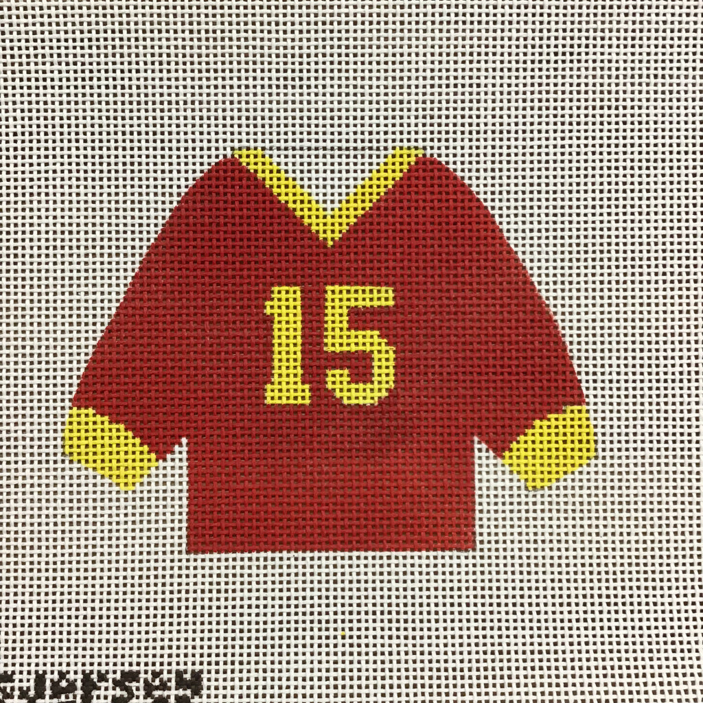 #15 Jersey Sweater Needlepoint Canvas - KC Needlepoint