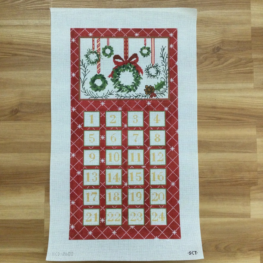 Advent Calendar Needlepoint Canvas - KC Needlepoint