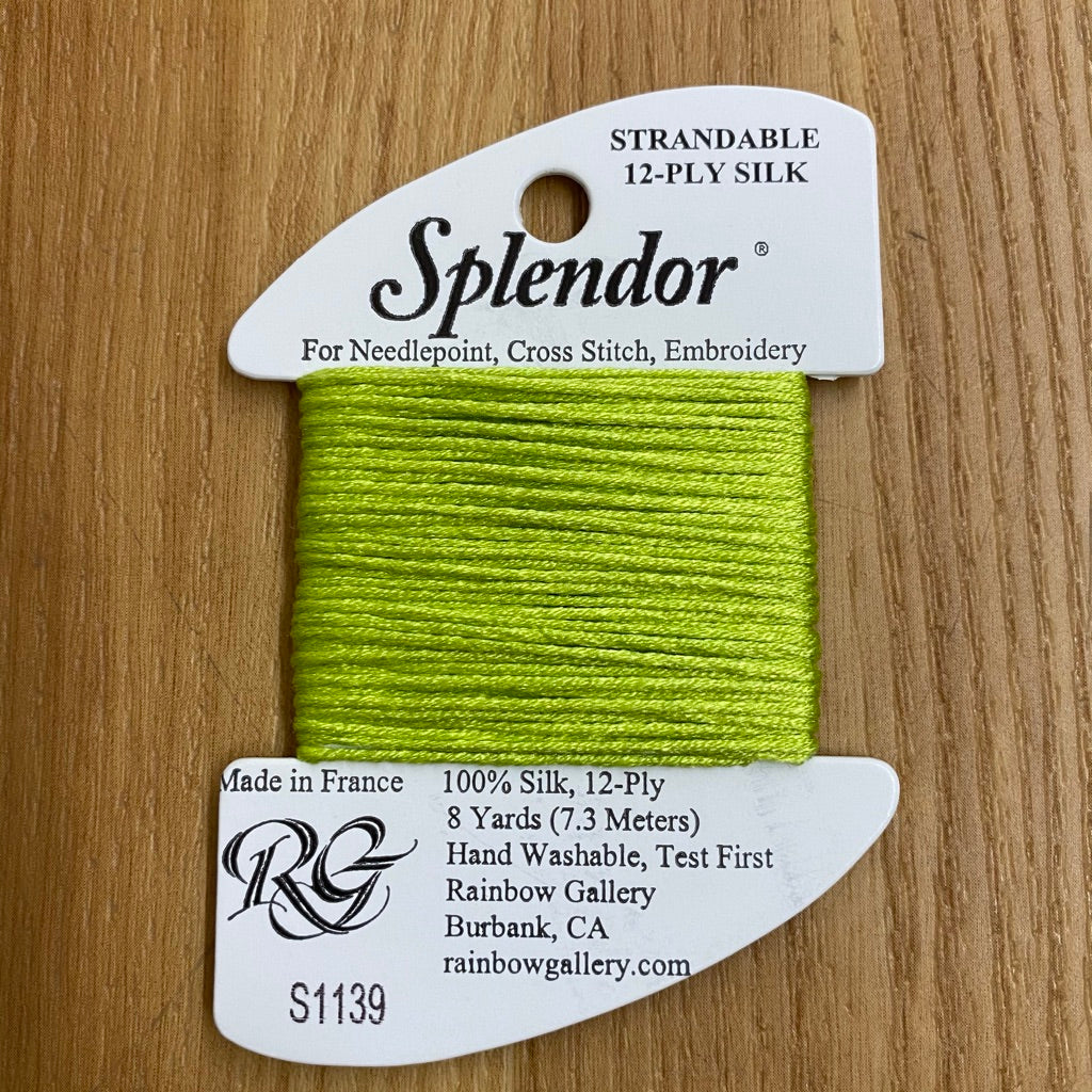 Splendor S1139 Lite Neon Green - KC Needlepoint