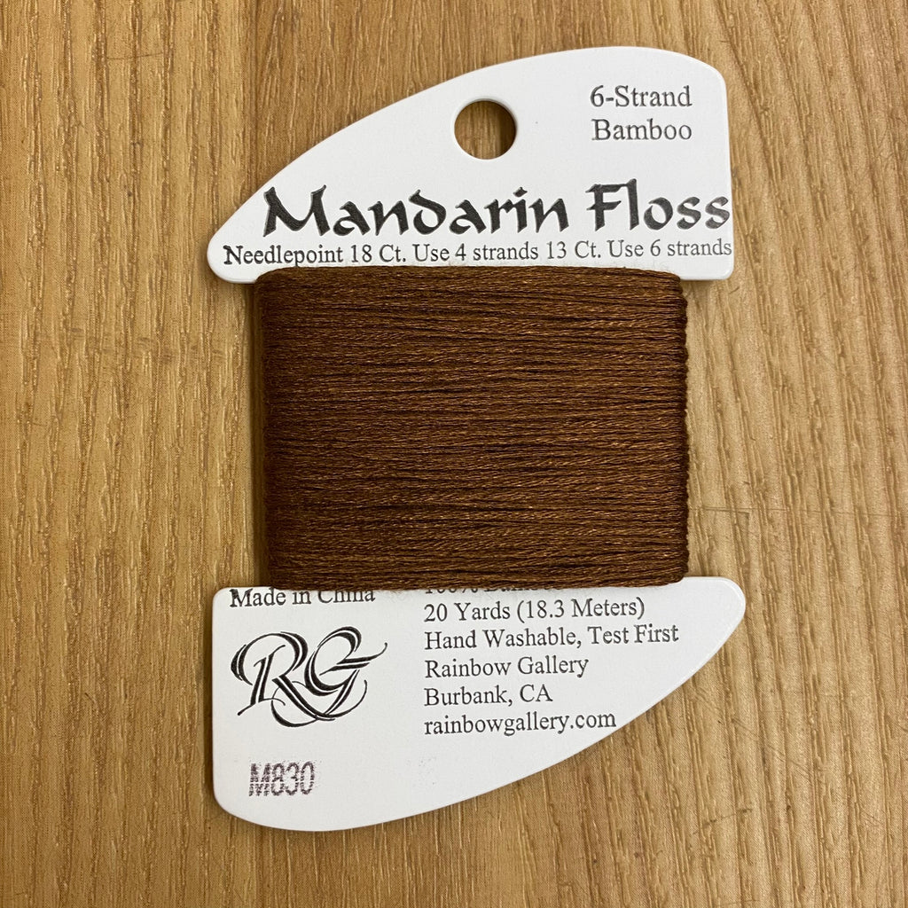 Mandarin Floss M830 Coffee Bean - KC Needlepoint