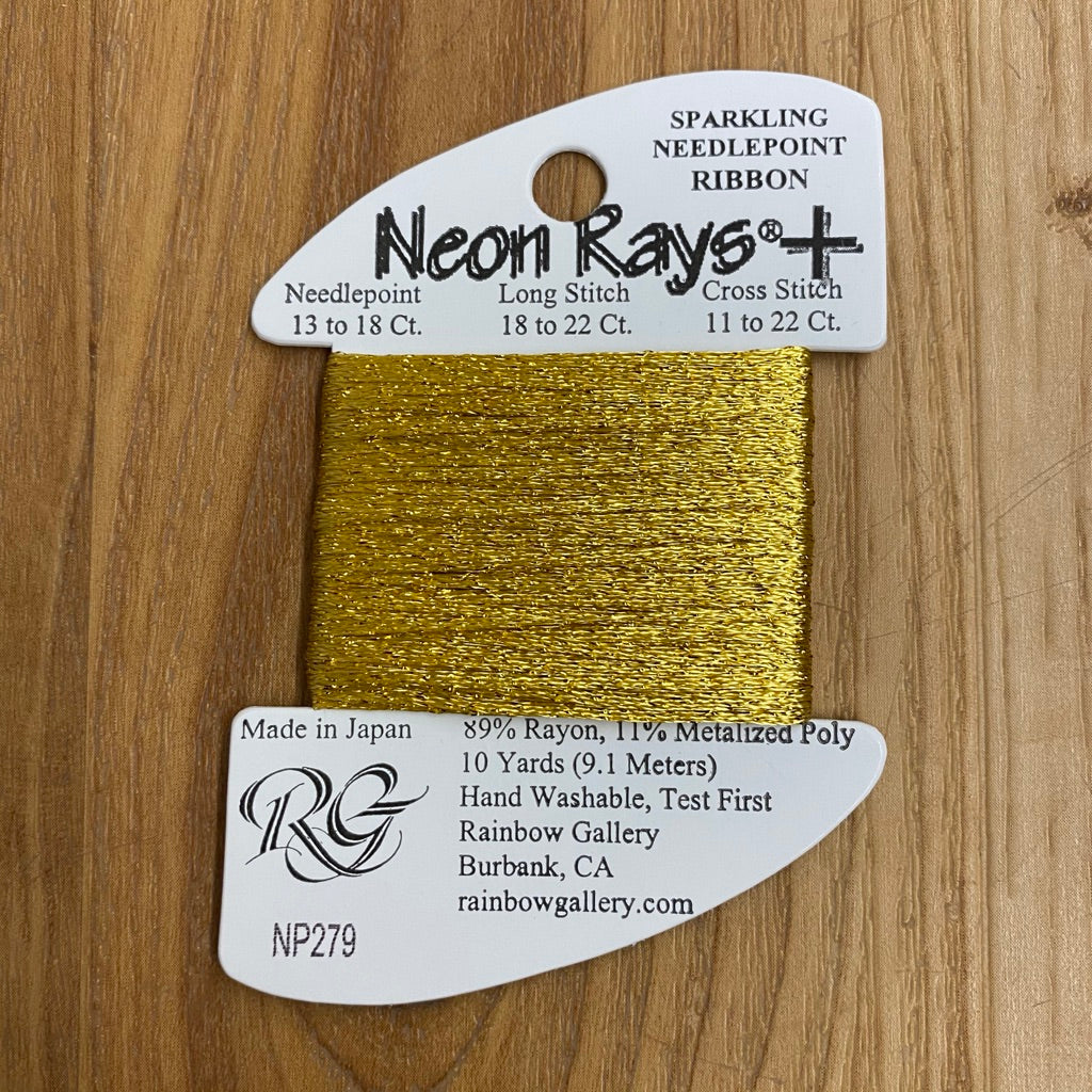 Neon Rays+ NP279 Honey Gold - KC Needlepoint