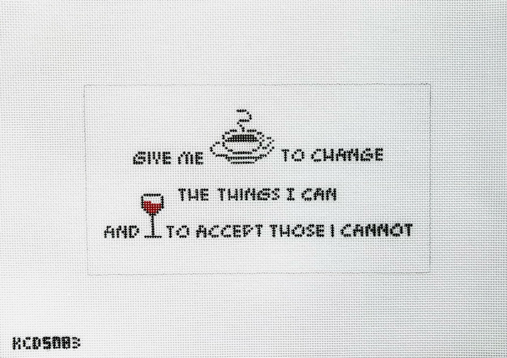 Give Me Coffee Canvas - KC Needlepoint