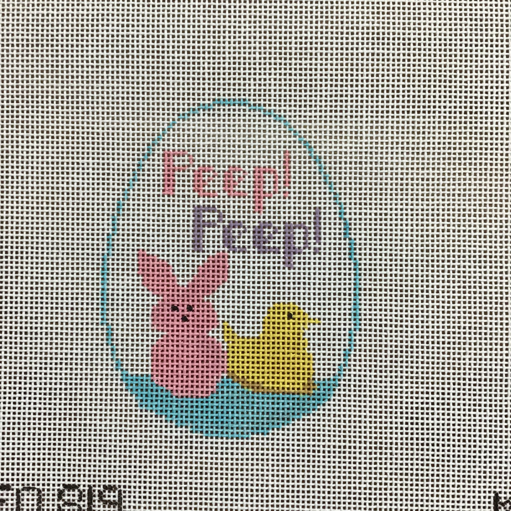 Peep Peep Egg Canvas - KC Needlepoint