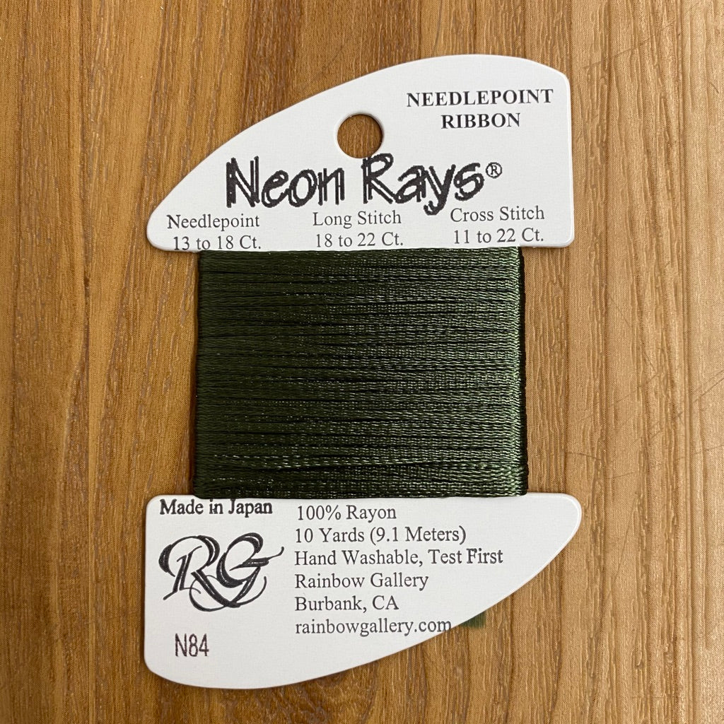 Neon Rays N84 Olive - KC Needlepoint