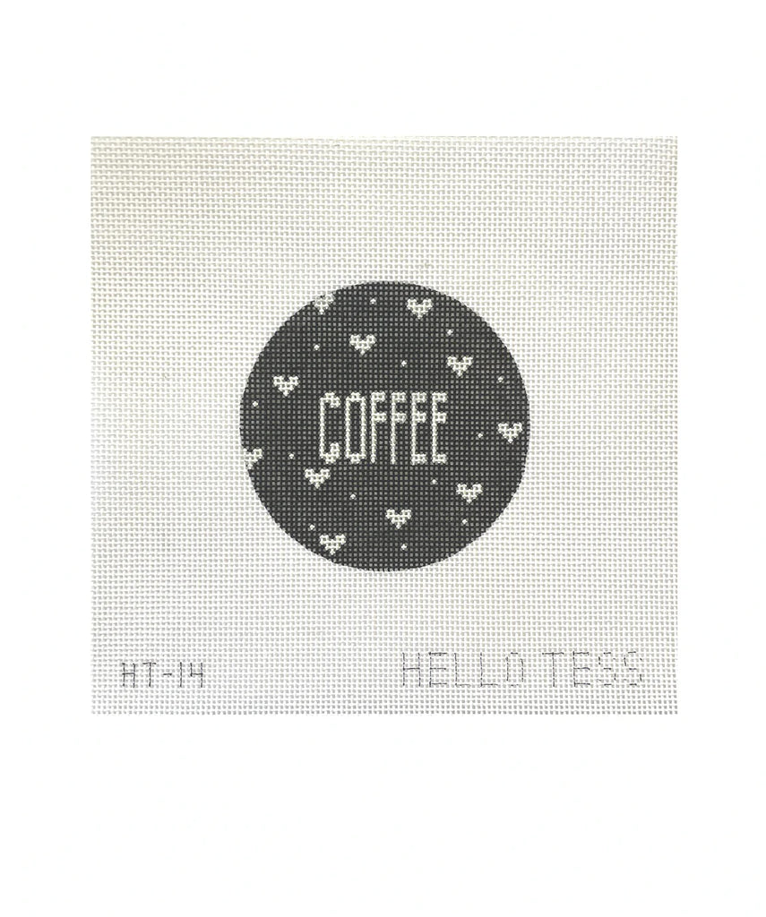 For the Love of Coffee Canvas - KC Needlepoint