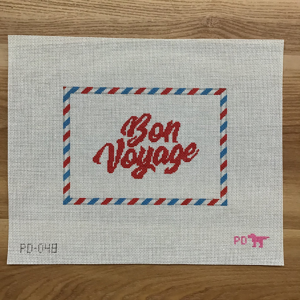Bon Voyage Canvas - KC Needlepoint