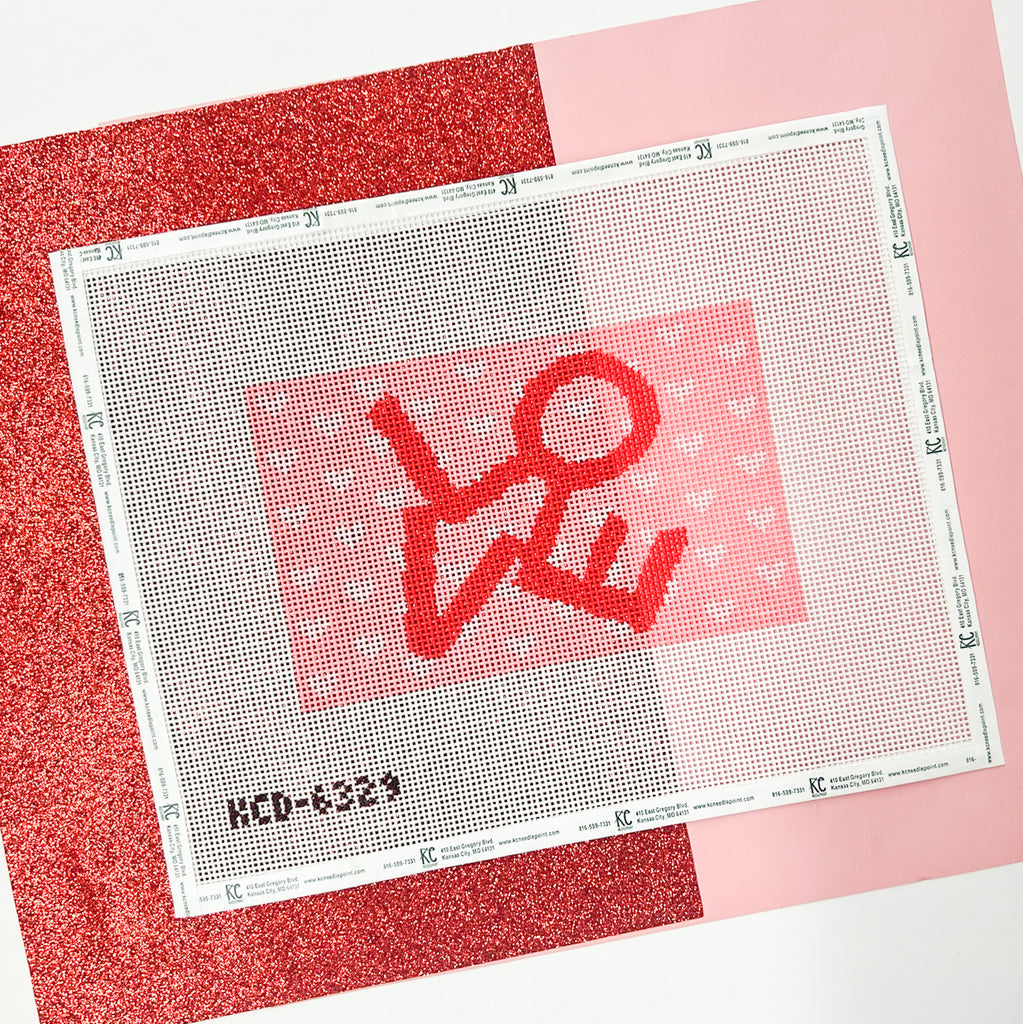 Lovevolve Acrylic Purse - KC Needlepoint