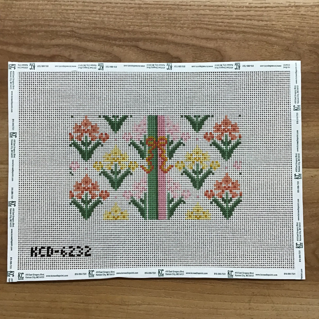 Floral Lucite Purse - KC Needlepoint