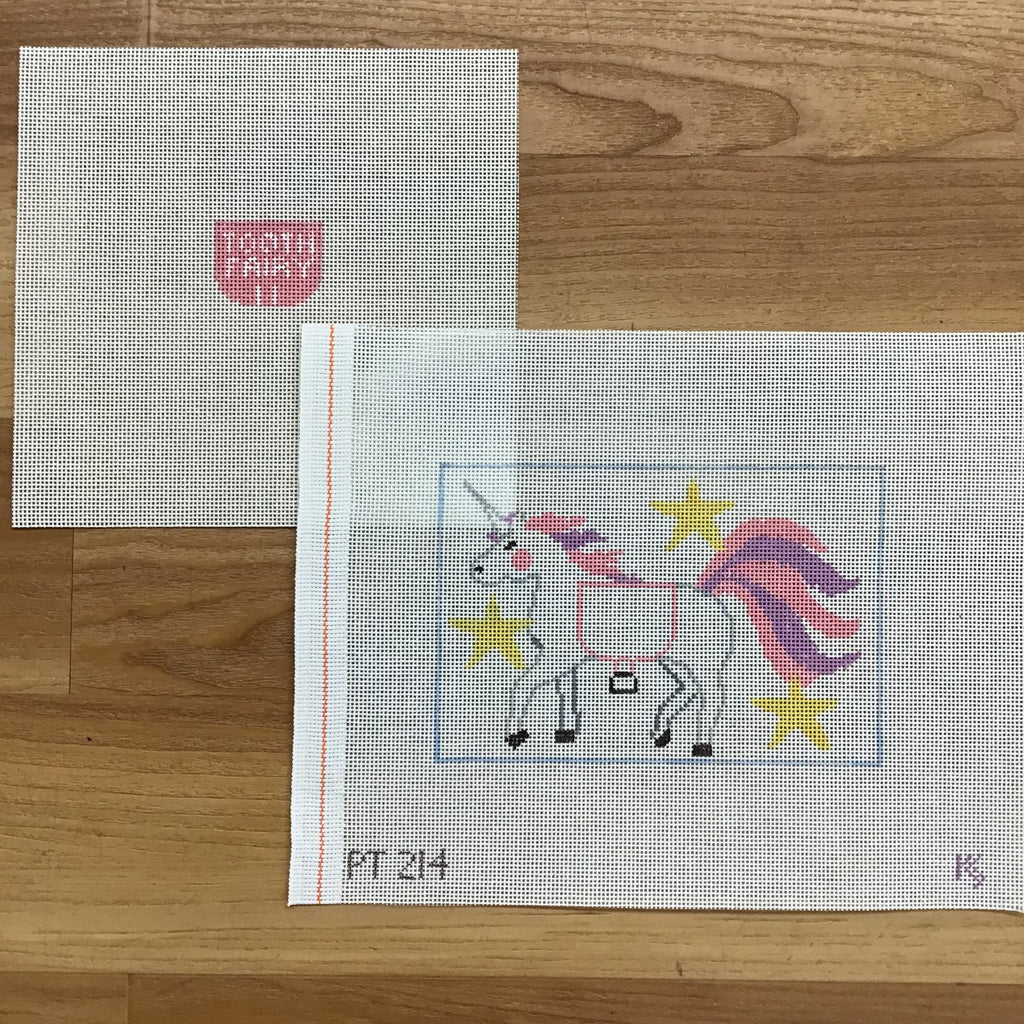 Unicorn Tooth Fairy Pillow Canvas - KC Needlepoint