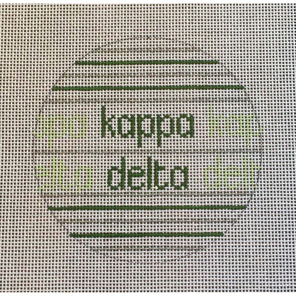 Kappa Delta Ball Canvas - KC Needlepoint