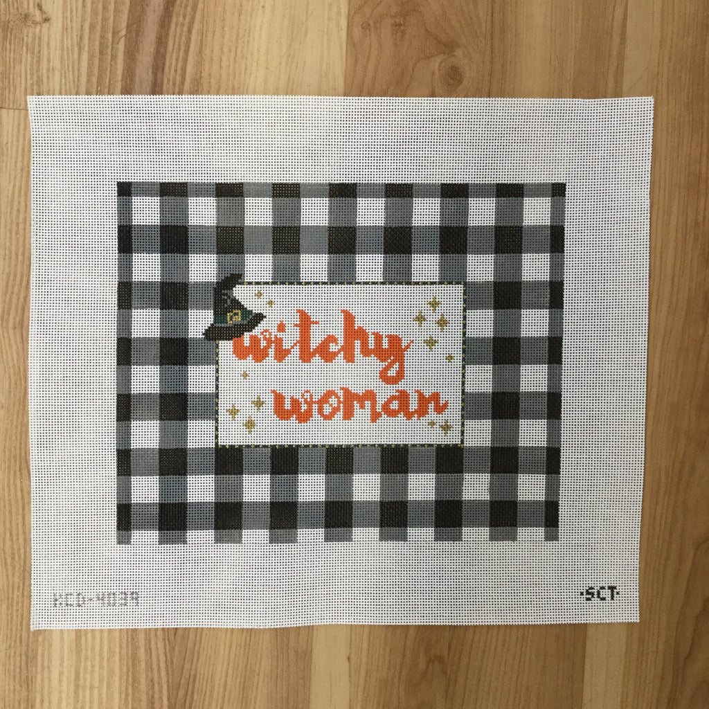 Witchy Woman Canvas - needlepoint