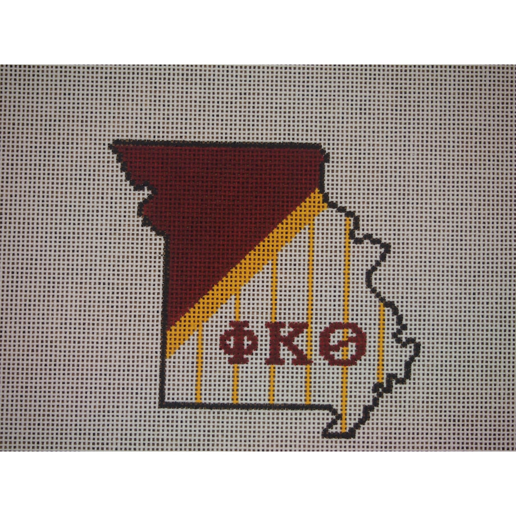 Missouri Phi Kappa Theta Canvas - KC Needlepoint
