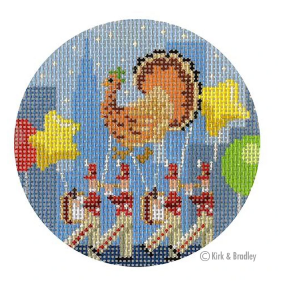 Thanksgiving Day Parade Canvas - KC Needlepoint