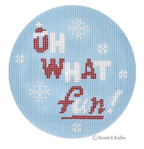 Oh What Fun! Canvas - needlepoint