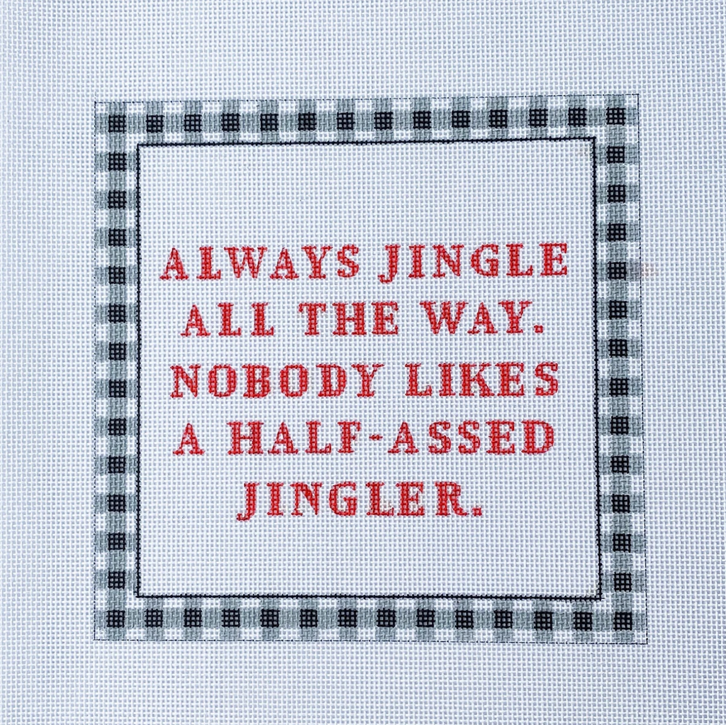 Jingle All the Way Canvas - KC Needlepoint