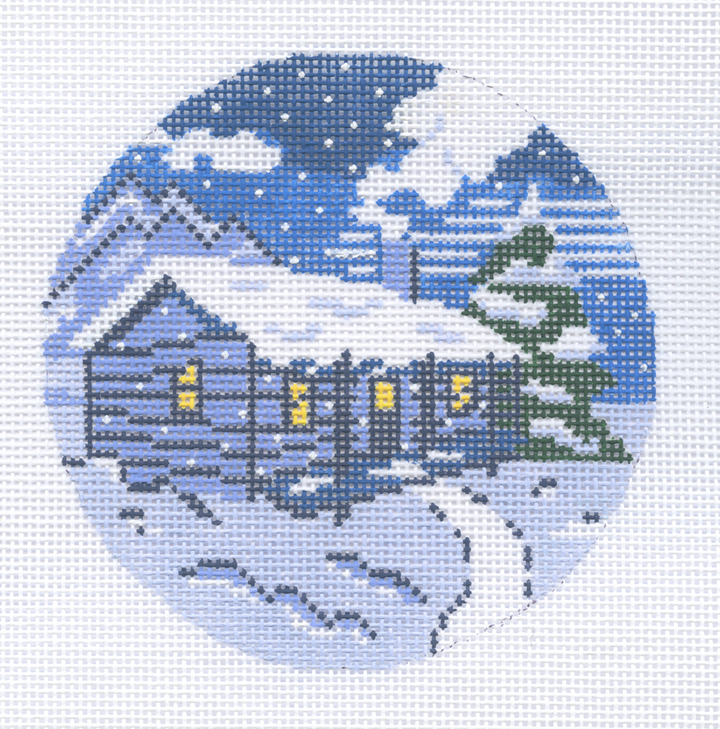 Up North Winter Canvas - KC Needlepoint
