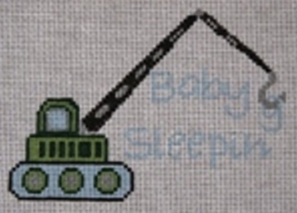 Crane Baby Sleeping Canvas - KC Needlepoint