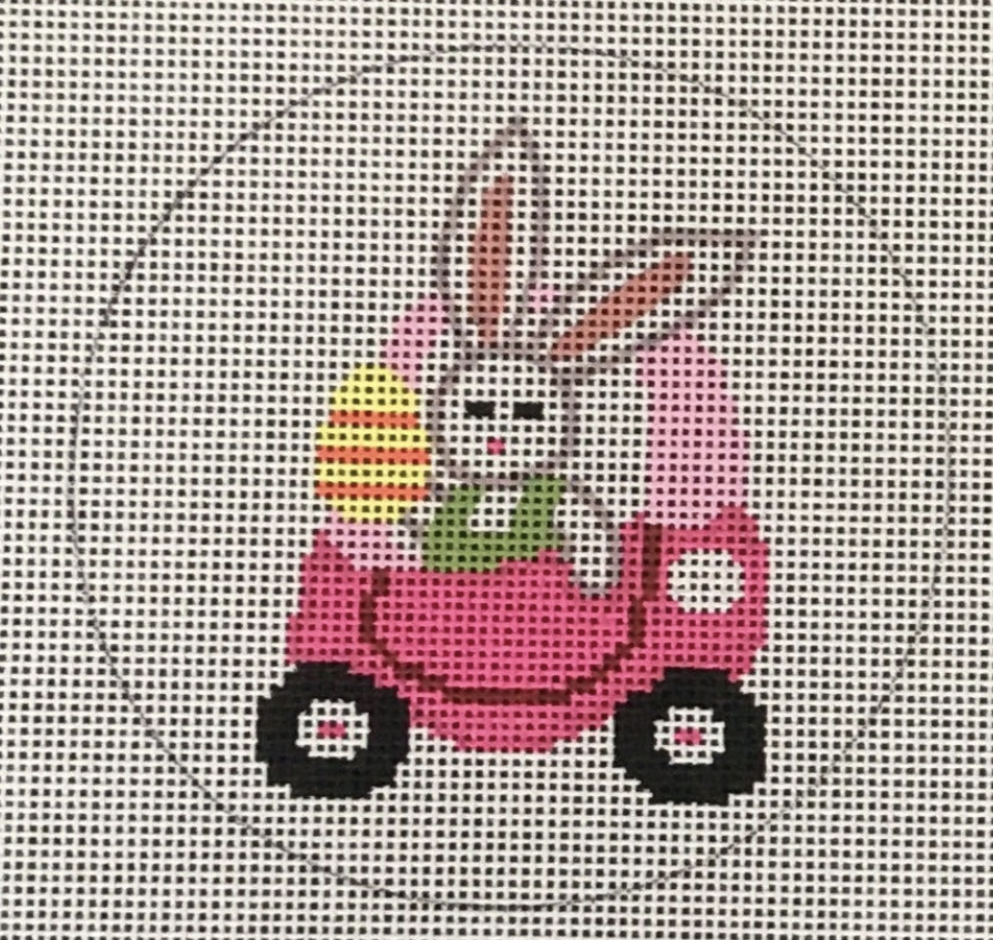 Easter Little Tykes Car Canvas - KC Needlepoint