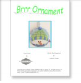 Brrr Ornament Canvas - KC Needlepoint