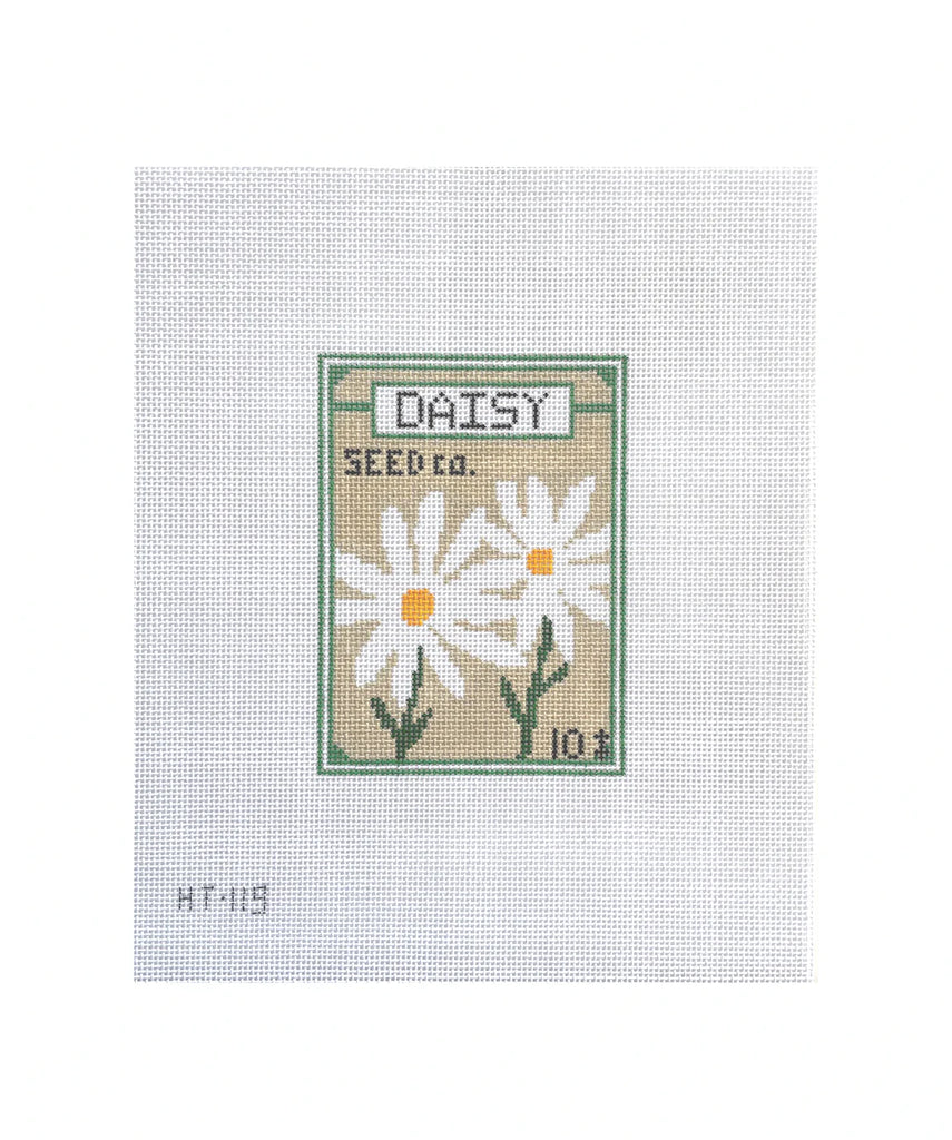 Daisy Seeds Canvas - KC Needlepoint