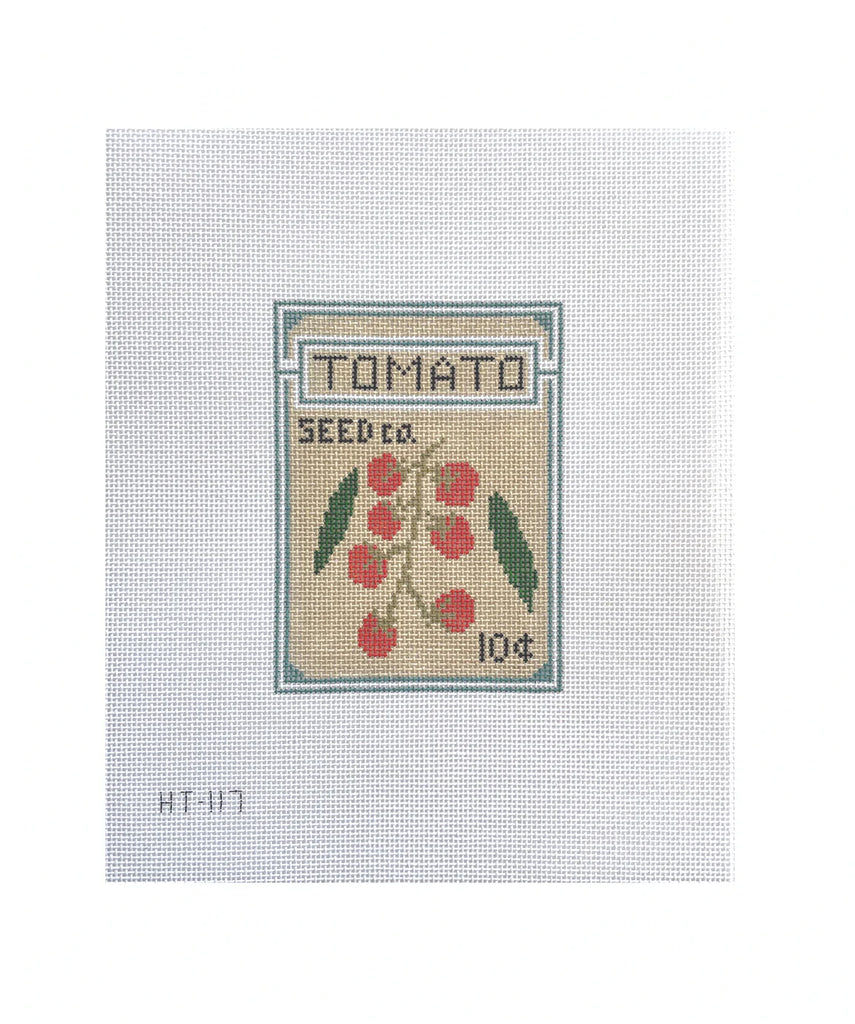 Tomato Seeds Canvas - KC Needlepoint