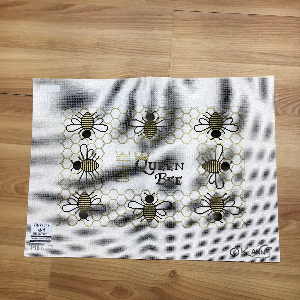 Queen Bee Canvas - KC Needlepoint