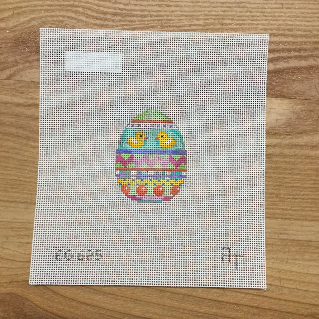 Two Ducks Mini Egg Canvas - KC Needlepoint