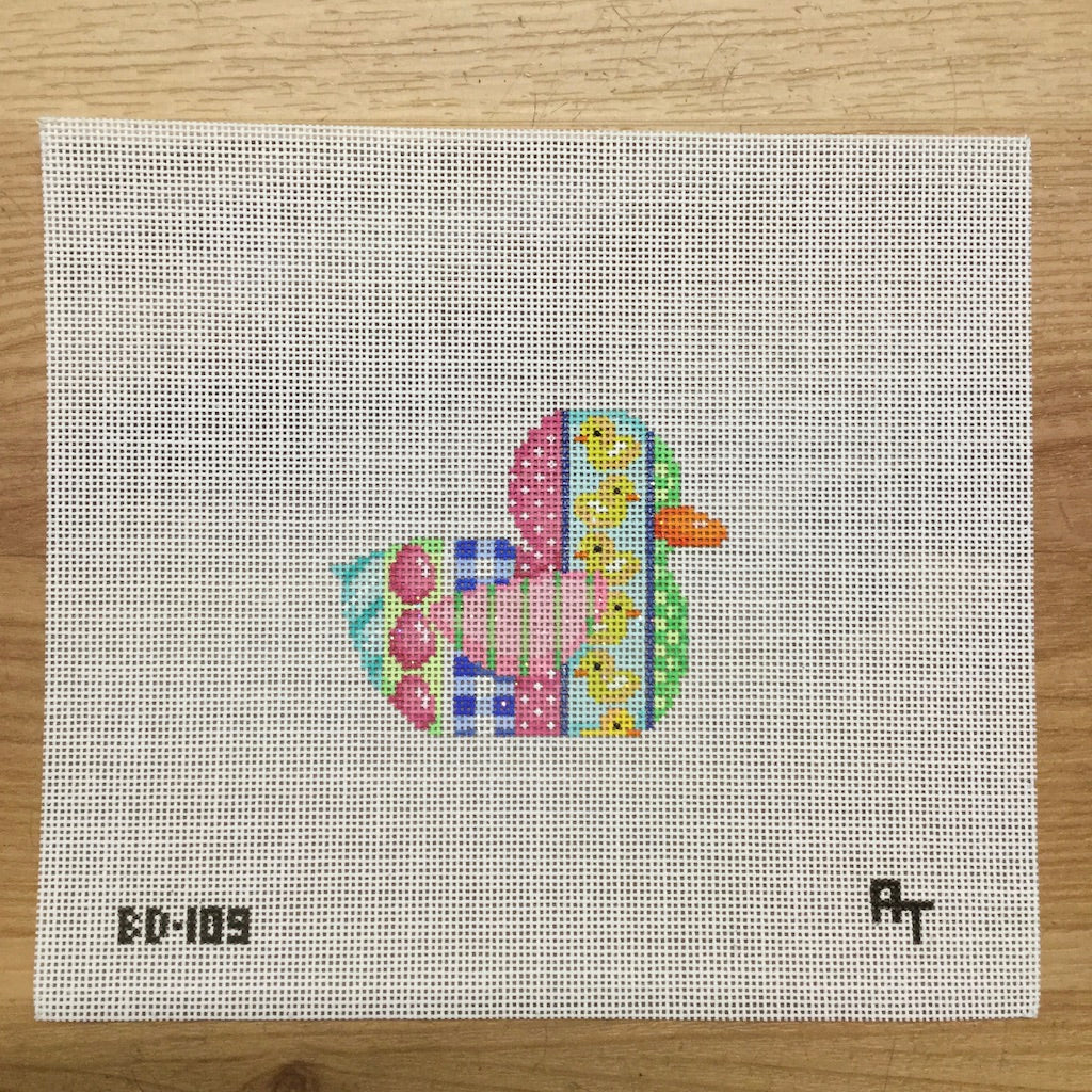 Duck with Ducks Canvas - KC Needlepoint