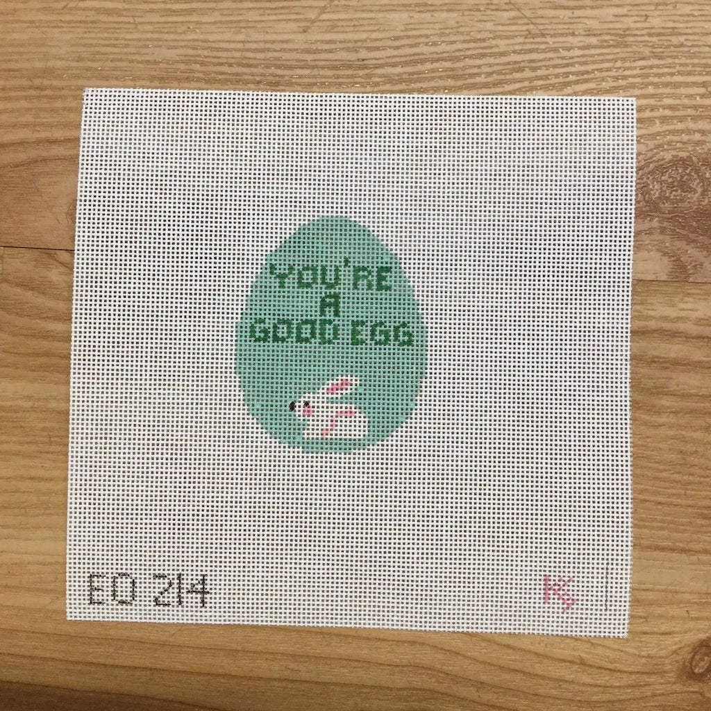 You're a Good Egg Canvas - KC Needlepoint