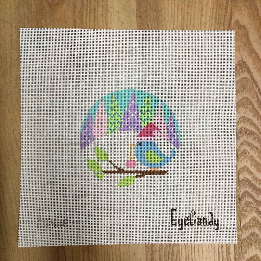 Kringle Bird Canvas - KC Needlepoint