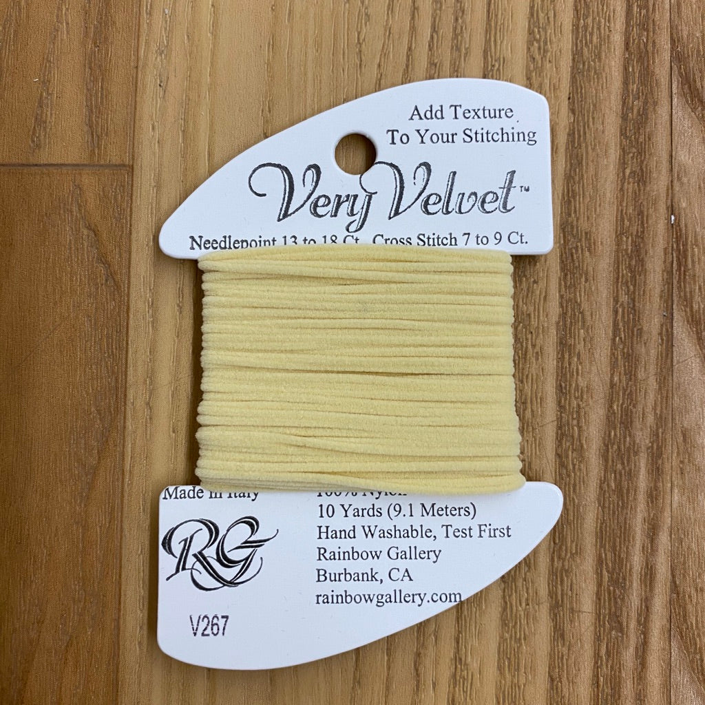Very Velvet V267 Butter Yellow - needlepoint