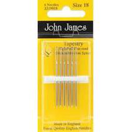 John James #18 Tapestry Needles - KC Needlepoint