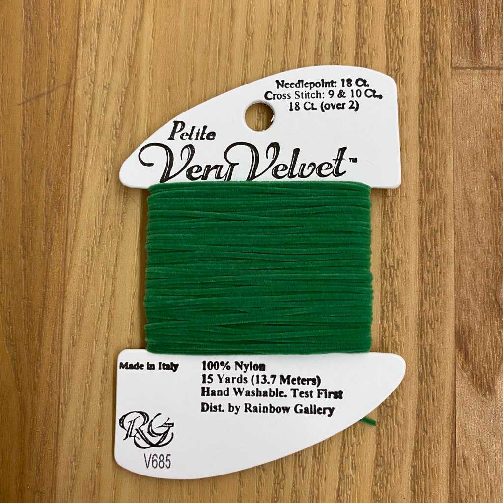 Petite Very Velvet V685 Turf Green - KC Needlepoint