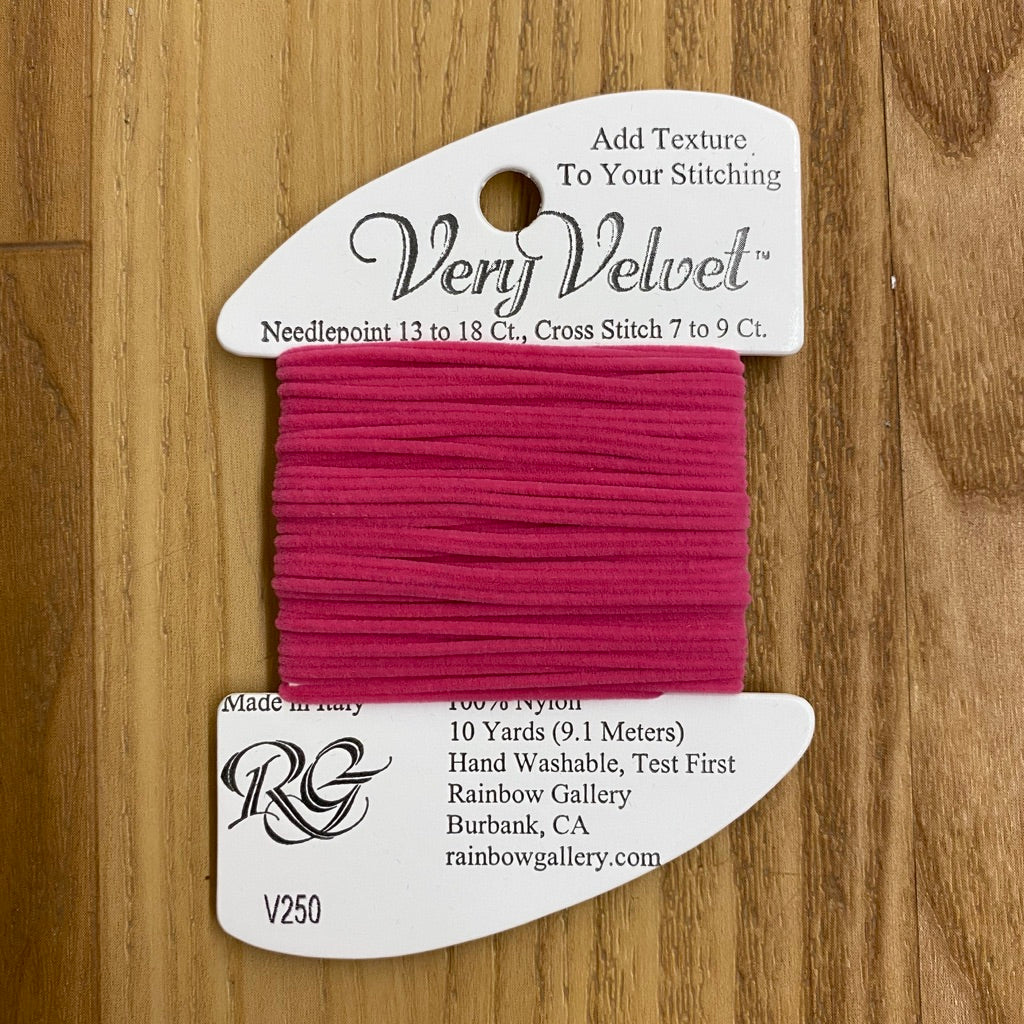 Very Velvet V250 Raspberry - KC Needlepoint