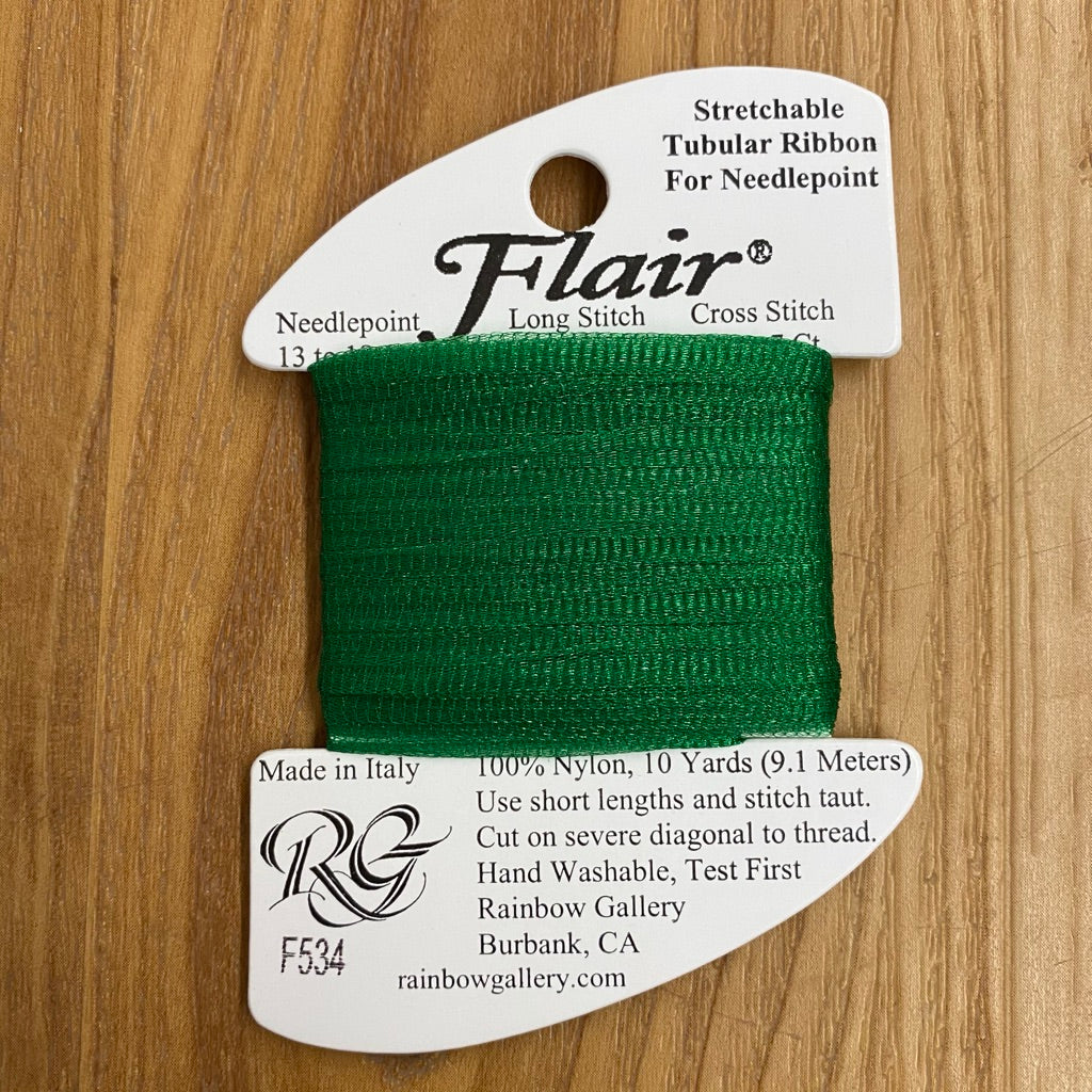 Flair F534 Christmas Green - KC Needlepoint