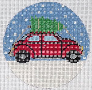 Home for the Holidays Canvas - KC Needlepoint