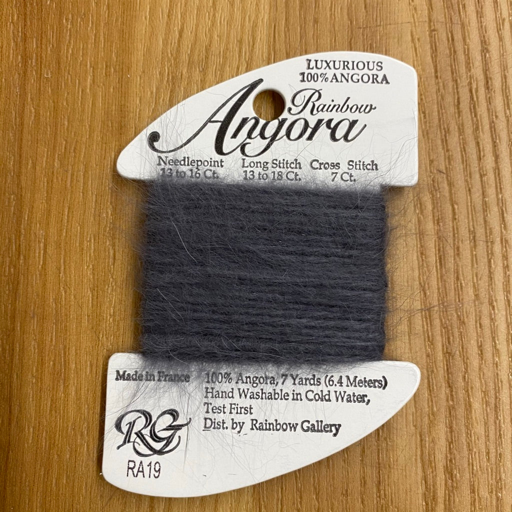 Rainbow Angora RA19 Dark Gray - KC Needlepoint