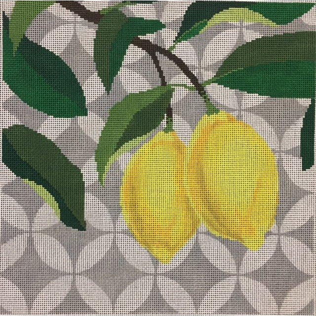 Lemons Needlepoint Canvas KC Needlepoint