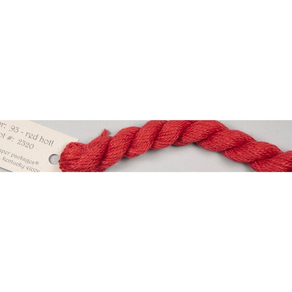 Silk & Ivory 093 Red Hot - KC Needlepoint