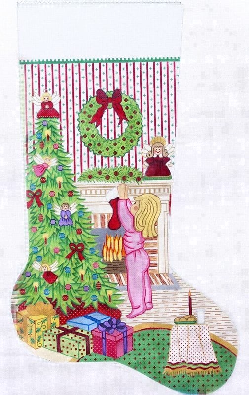Alexa Christmas Stocking 7317 - KC Needlepoint
