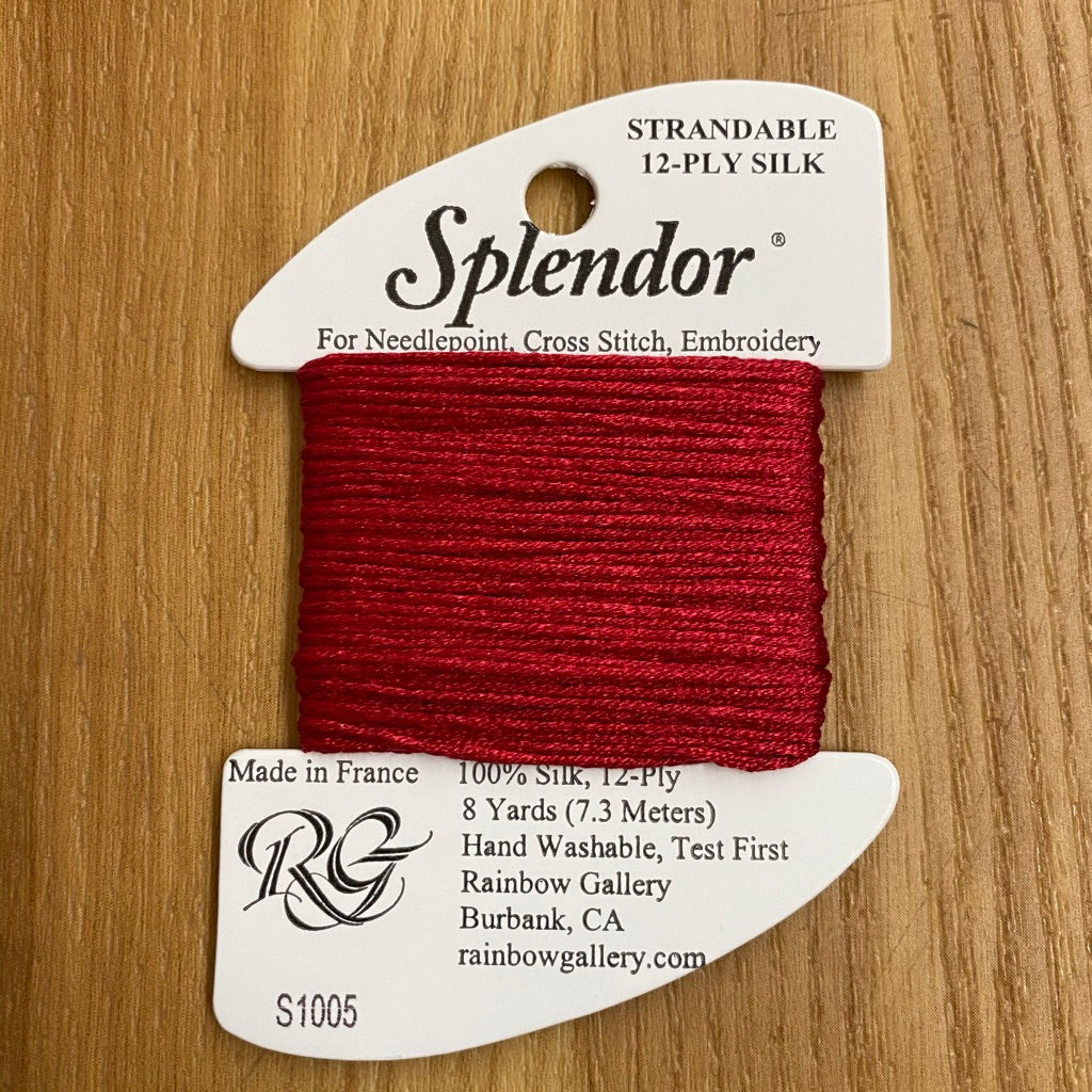 Splendor S1005 Cranberry - KC Needlepoint