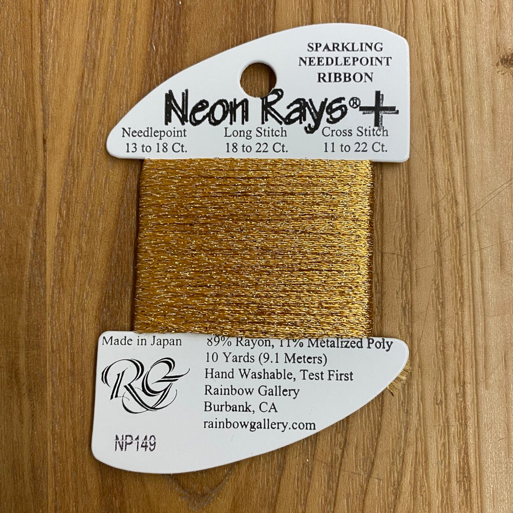 Neon Rays+ NP149 Golden Glow - KC Needlepoint