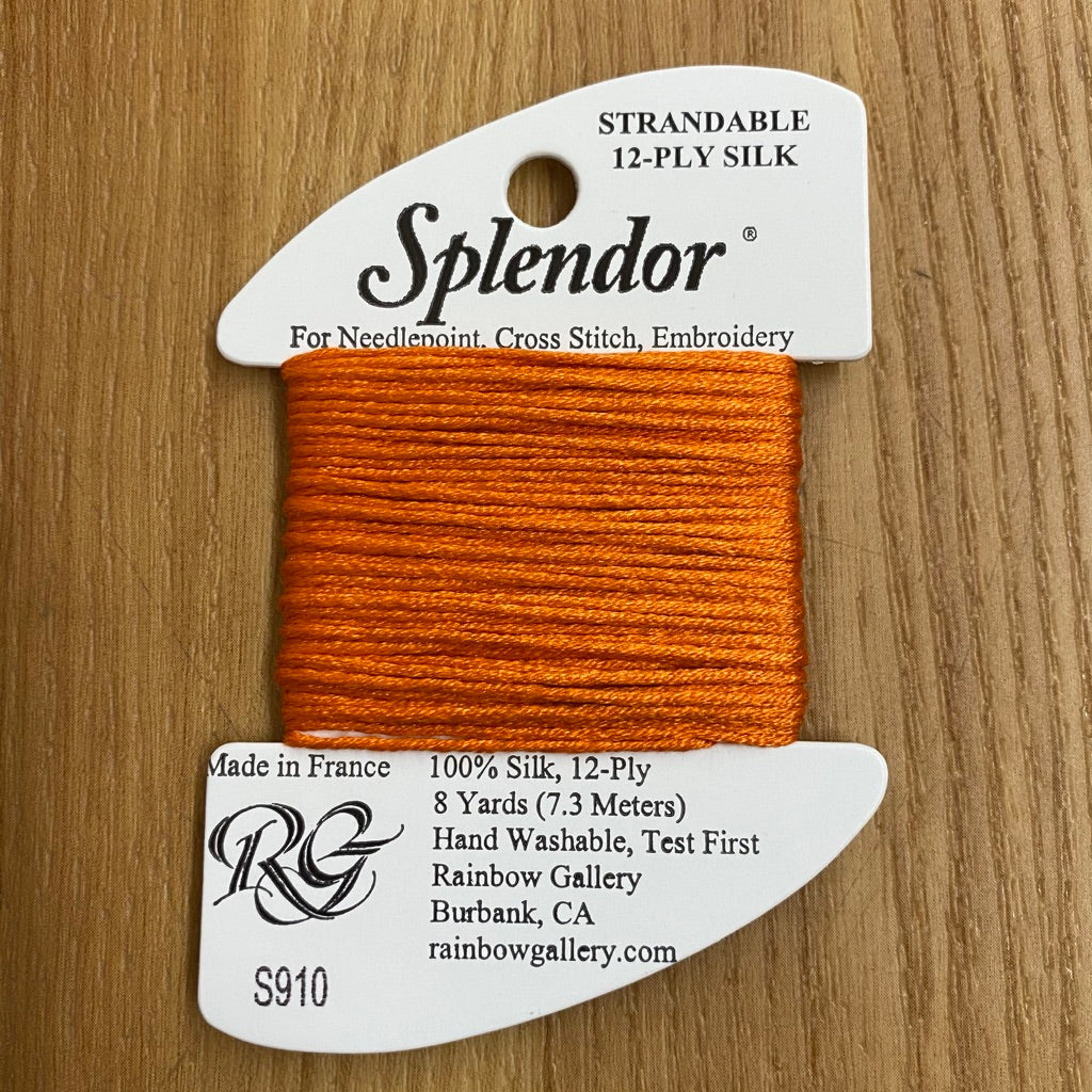 Splendor S910 Orange - KC Needlepoint