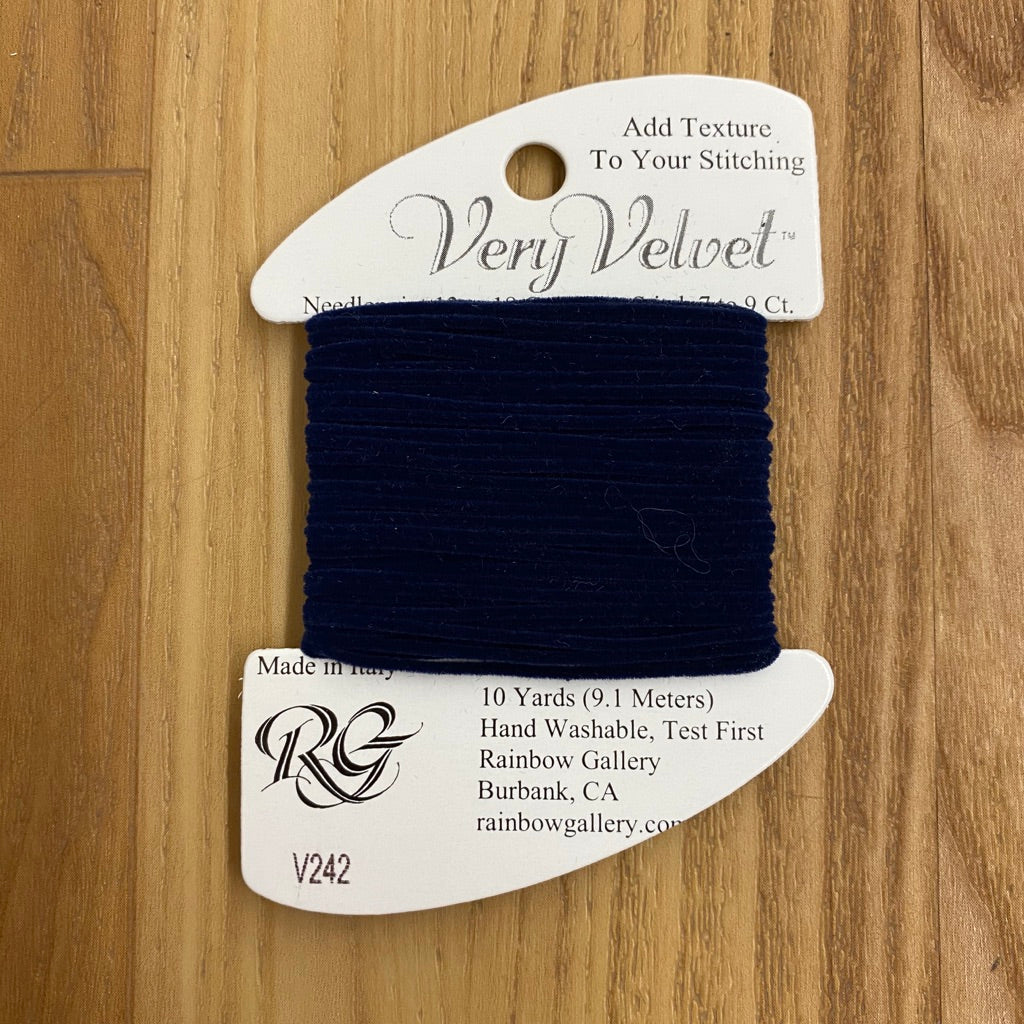 Very Velvet V242 Navy Blue - KC Needlepoint