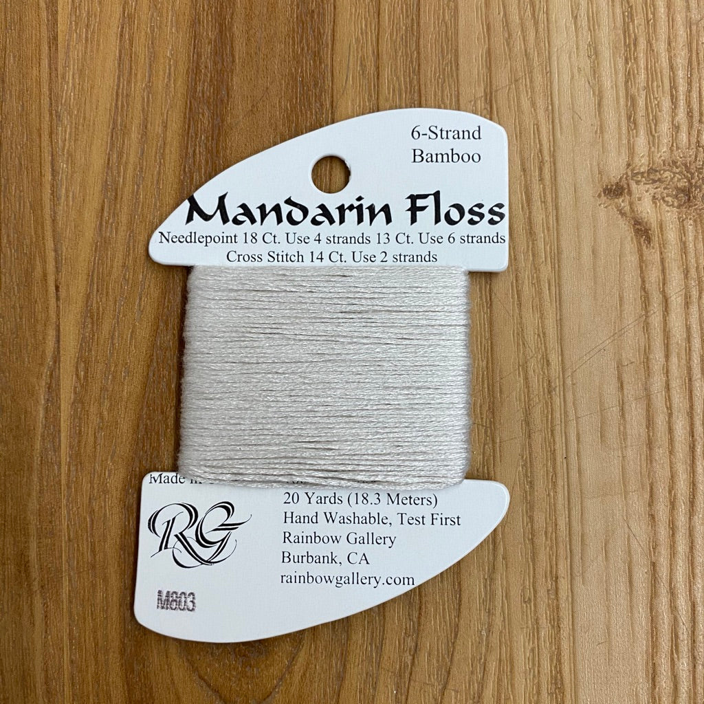 Mandarin Floss M803 Ecru - KC Needlepoint