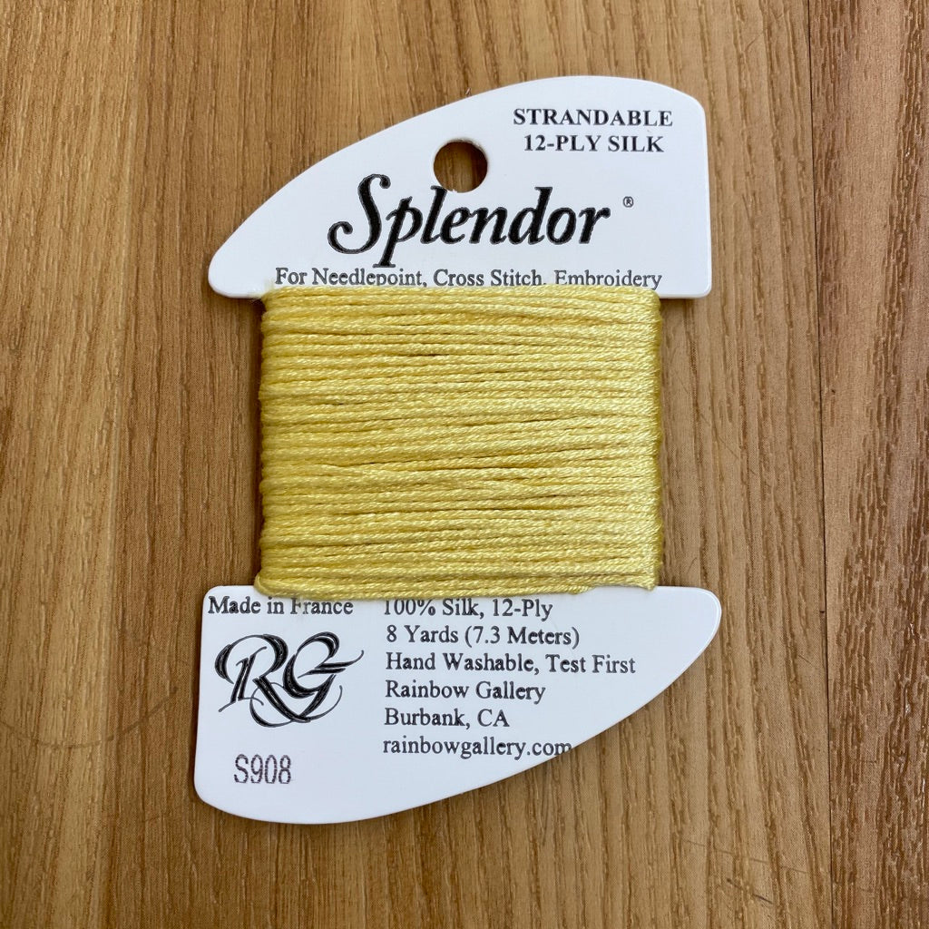 Splendor S908 Medium Yellow - KC Needlepoint